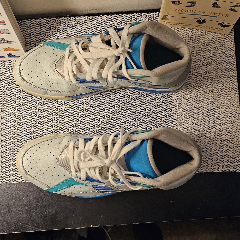 Nike Air Trainer SC High Sneakers - Gray and Blue - Picture 5 of 6